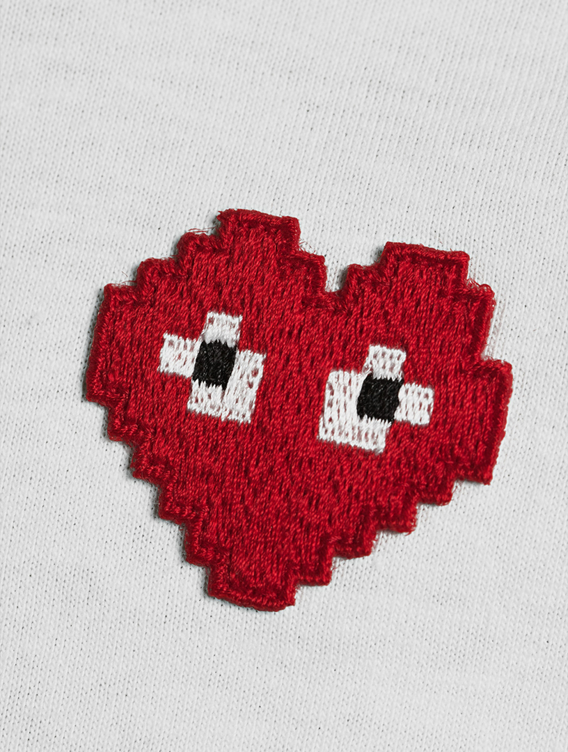 COMME DES GARÇONS PLAY Pixel Heart T-Shirt | Holt Renfrew