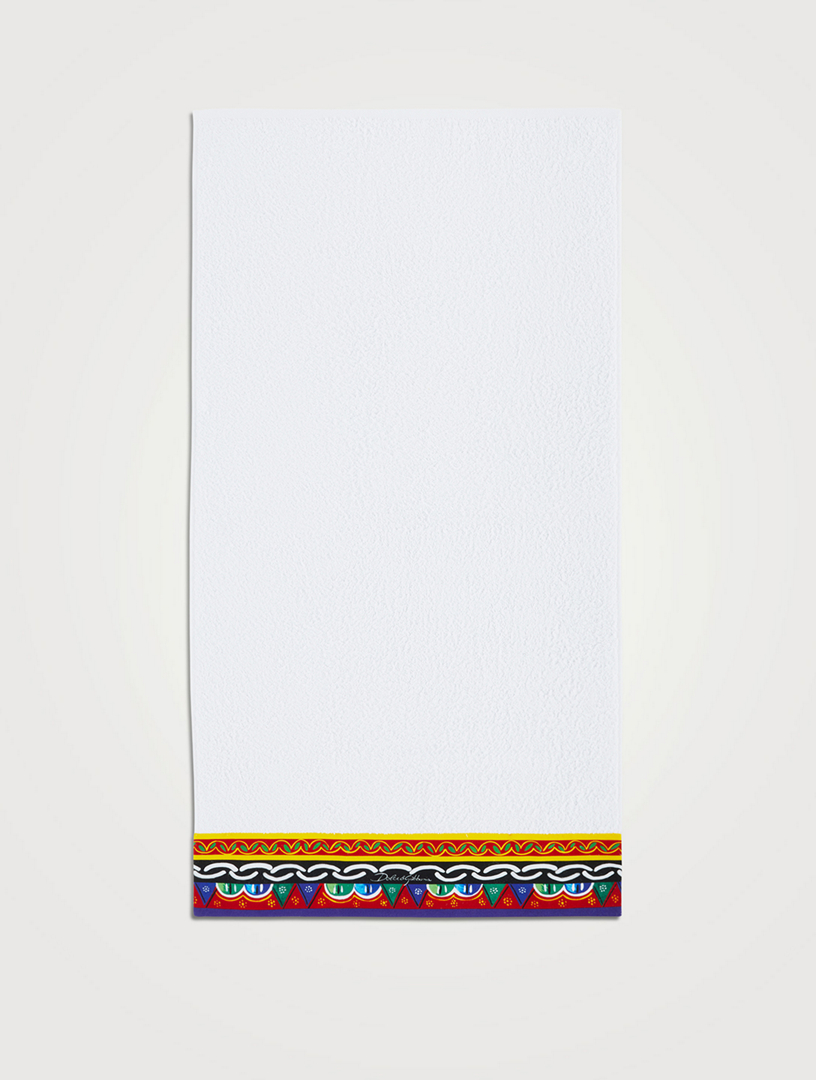 Set Of Five Carretto Banded Towels