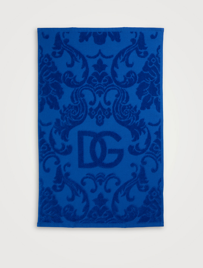 Set Of Five Logo Jacquard Towels
