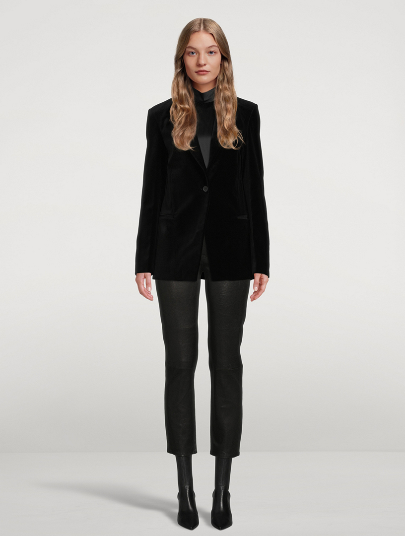 FRAME Velvet Blazer Holt Renfrew