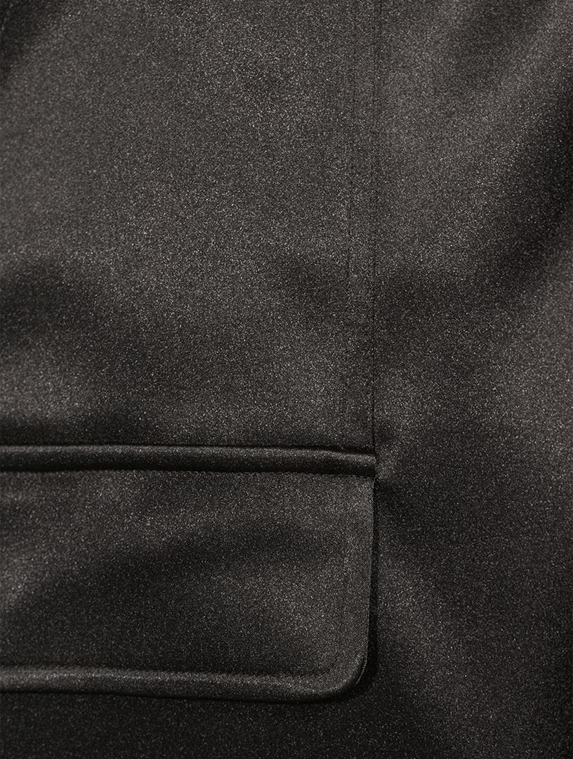 Satin Cargo Pants