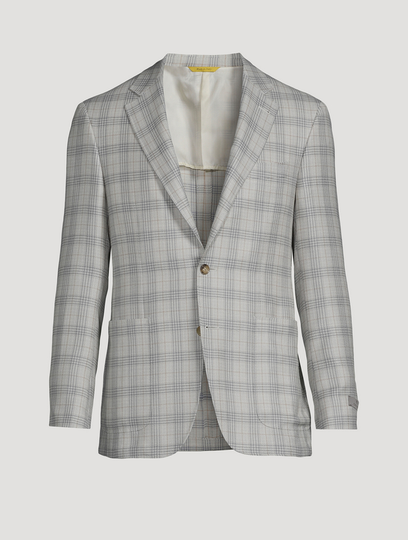 Wool Silk And Linen Sport Coat