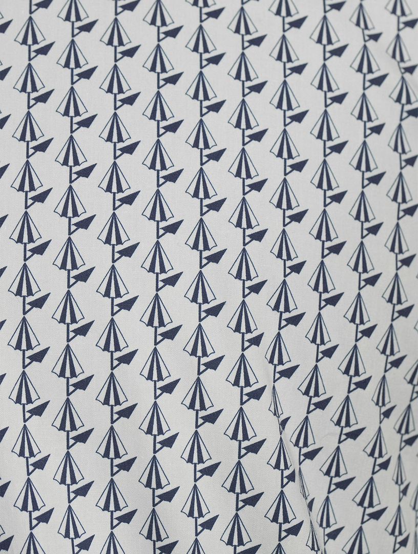 Cotton Printed Short-Sleeve Shirt