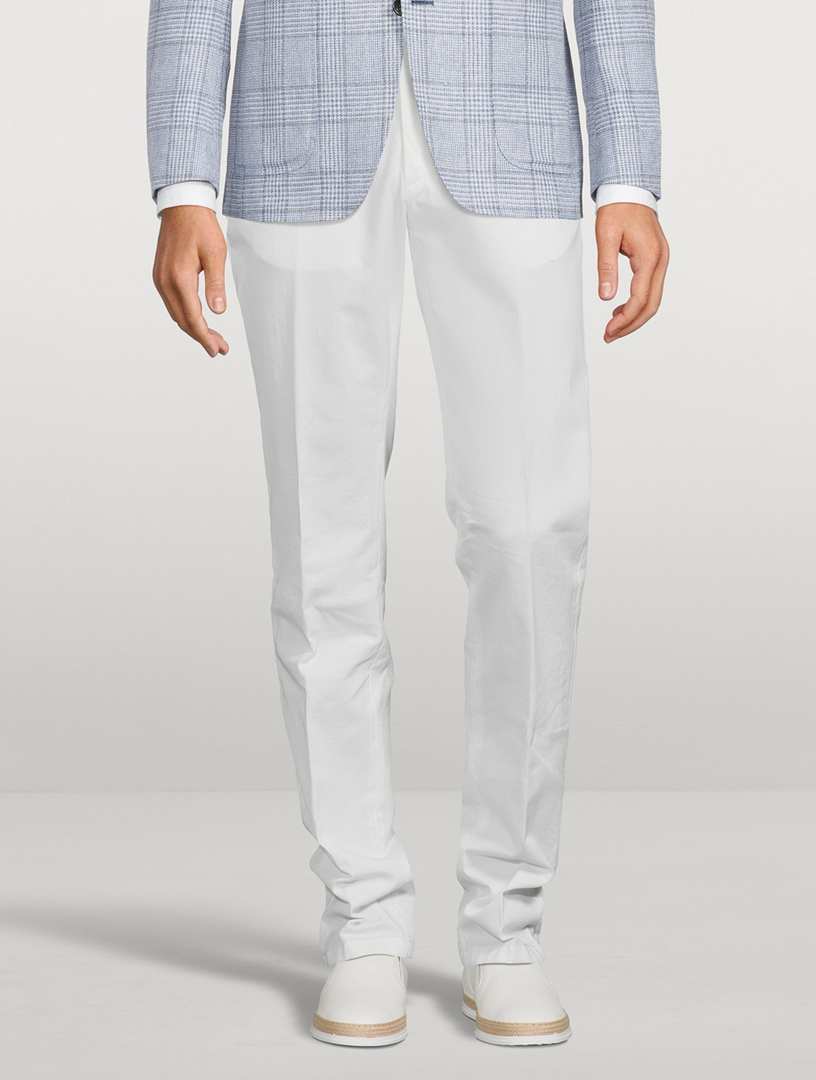 Cotton-Blend Pants