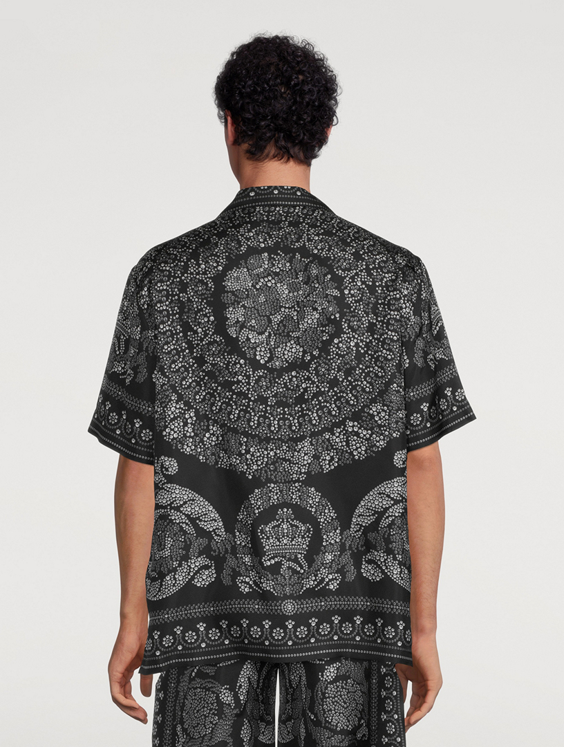 VERSACE｜SHORT-SLEEVED ROUND NECK T-SHIRTS (BAROCCO SILH VERSACE｜SHORT-SLEEVED ROUND NECK T-SHIRTS (BAROCCO SILH