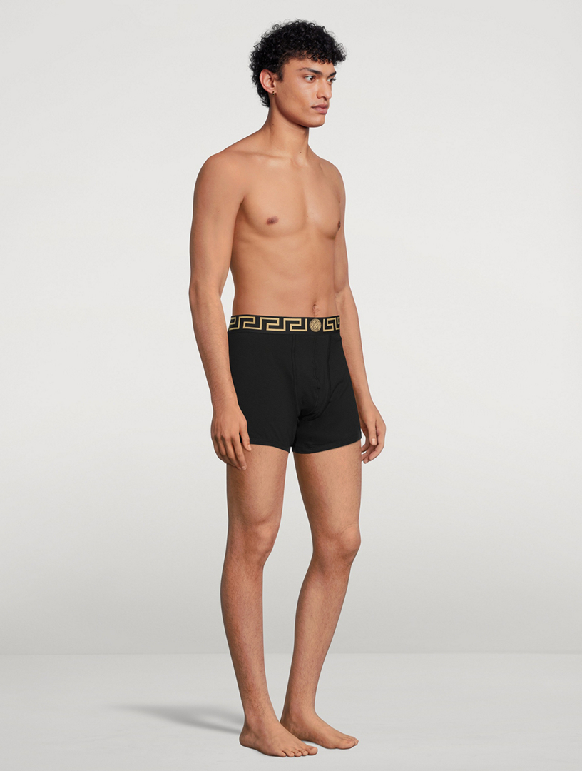 VERSACE Pack Of Two Greca Border Boxer Briefs