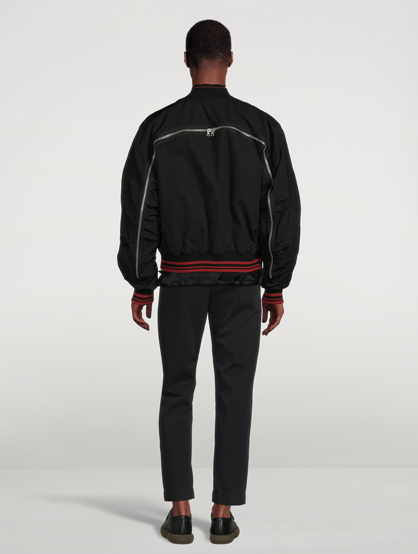 Vellow Patch Bomber Jacket