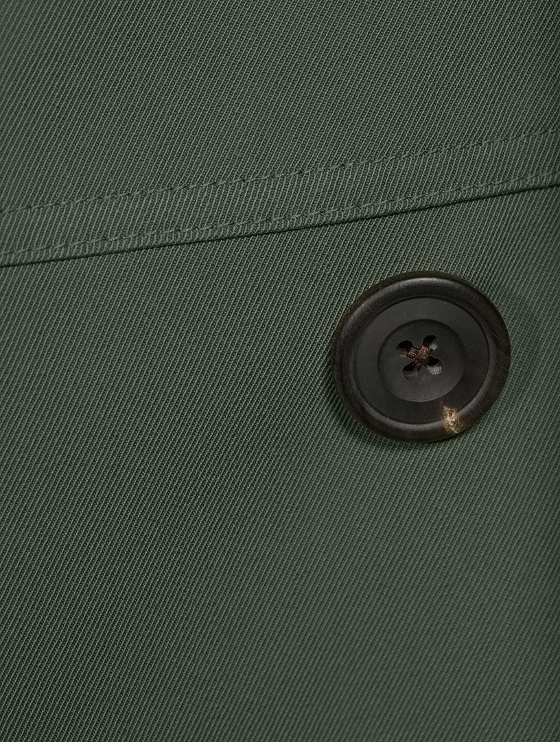 Cropped Trench Coat
