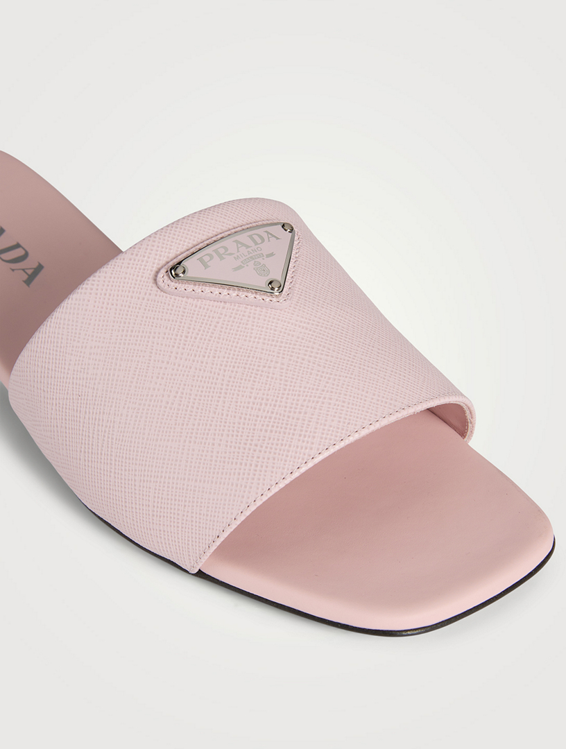 Prada on sale leather slides