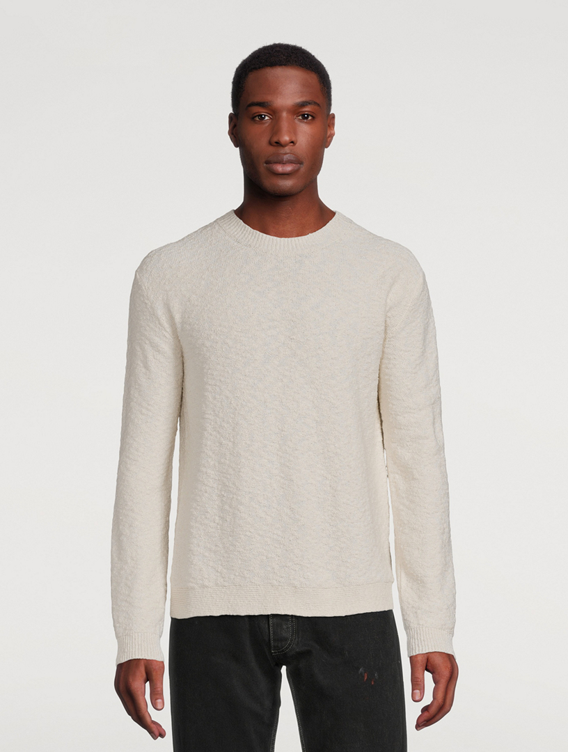 MAISON MARGIELA Boucle Long Sleeve Sweater Holt Renfrew