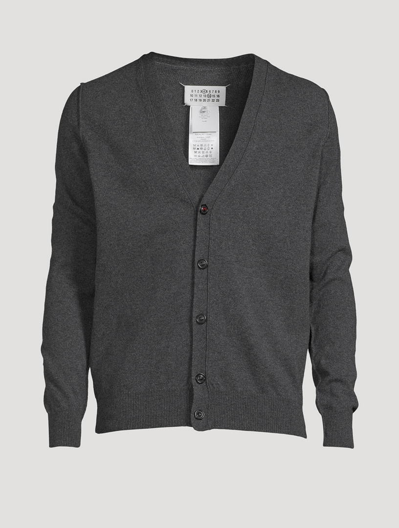 MAISON MARGIELA Cashmere V-Neck Cardigan | Holt Renfrew