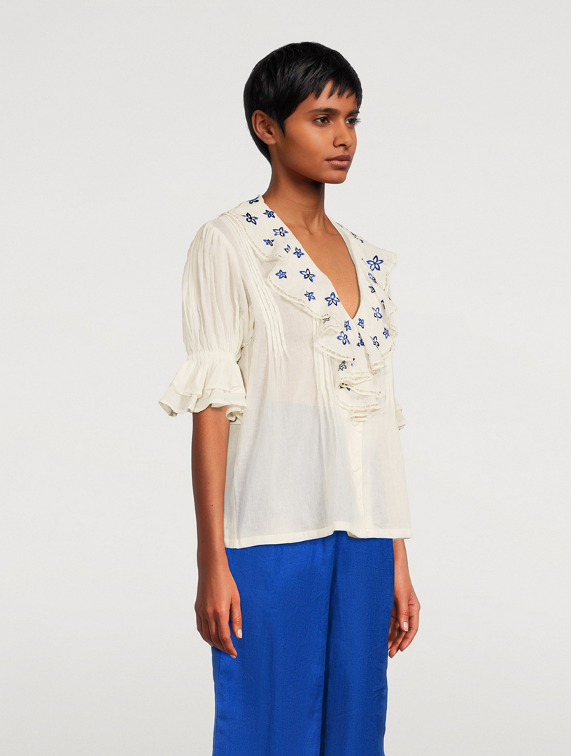 Rumi Cotton Embroidered Top