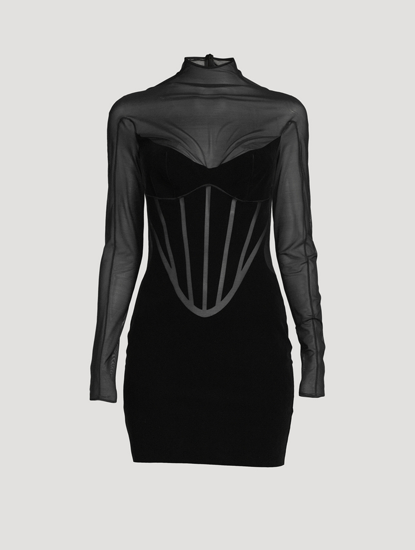 WOLFORD Flock Shaping Long Sleeve Dress Holt Renfrew