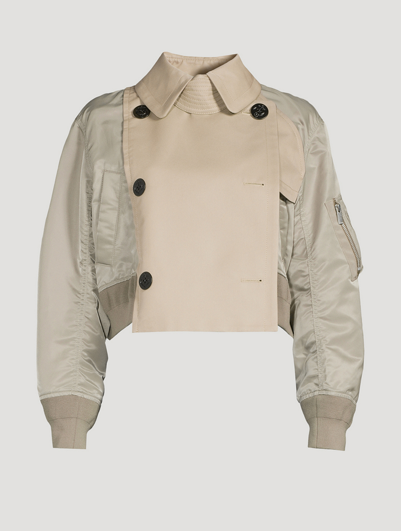 SACAI Nylon Twill Blouson Jacket | Holt Renfrew