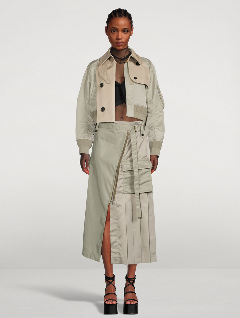 SACAI Nylon Twill Blouson Jacket | Holt Renfrew