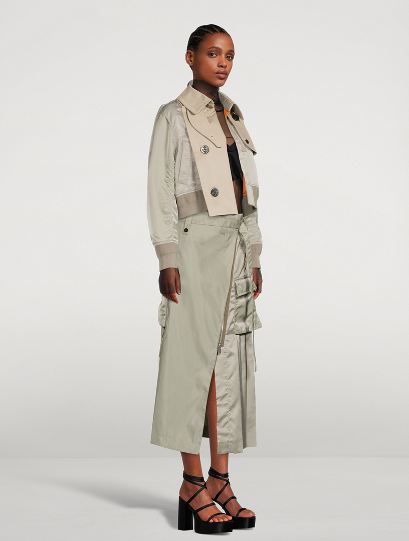 SACAI Nylon Twill Blouson Jacket | Holt Renfrew