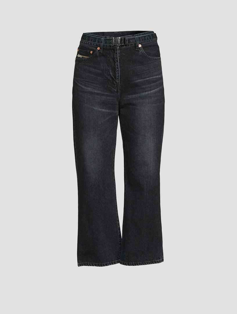 Cropped Bootcut Jeans