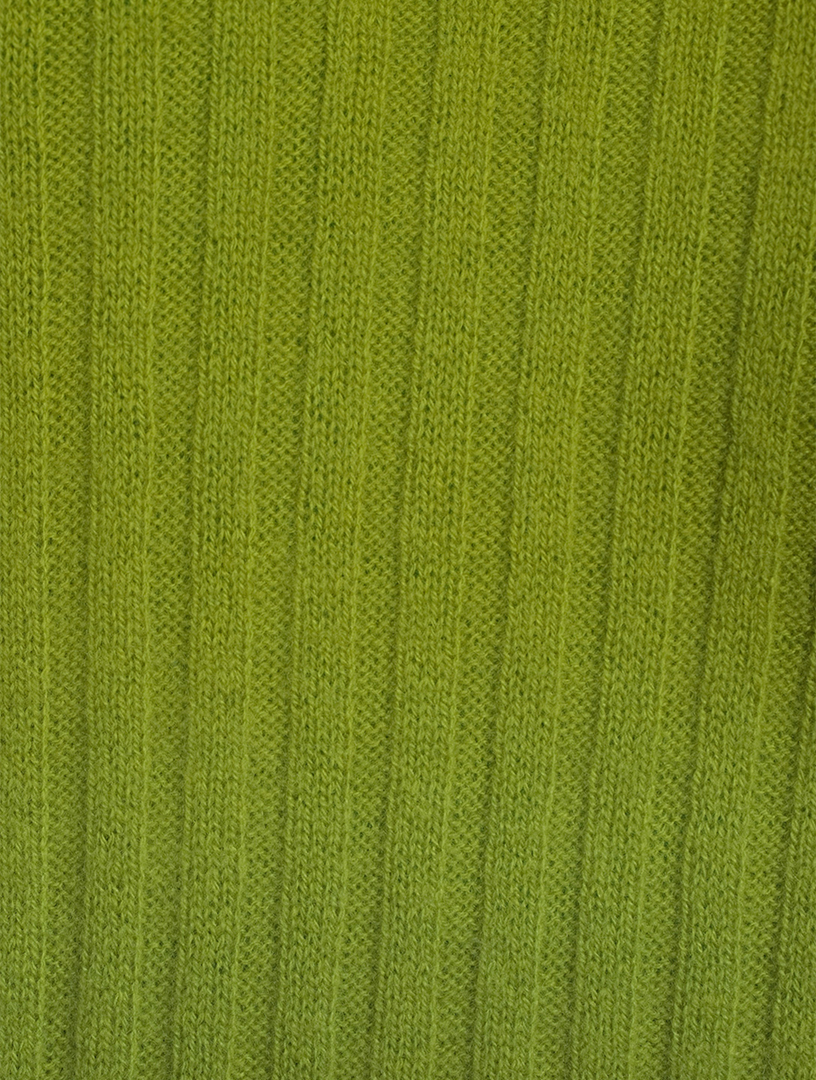 Dip-Dyed Wool Cashmere Turtleneck Sweater