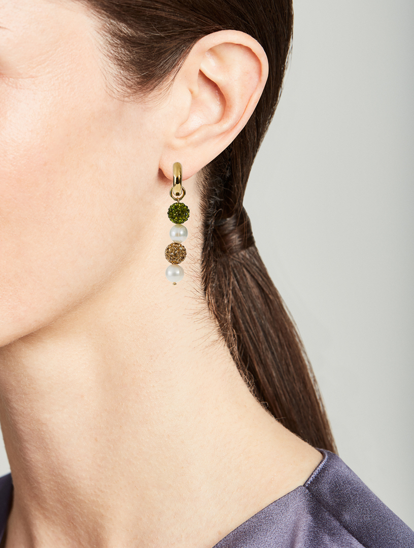 Life Of The Party Hoop Drop Earrings
