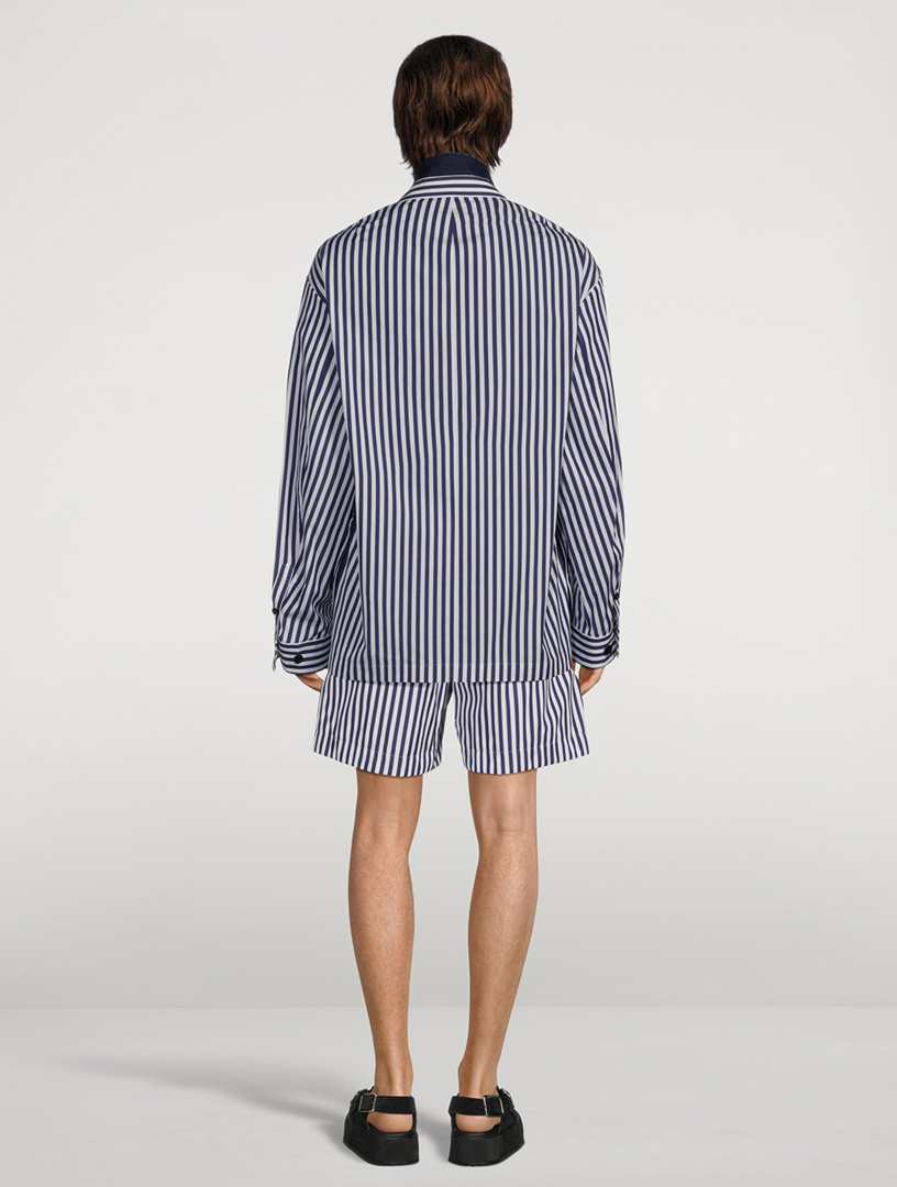 SACAI Thomas Mason Cotton Poplin Jacket | Holt Renfrew