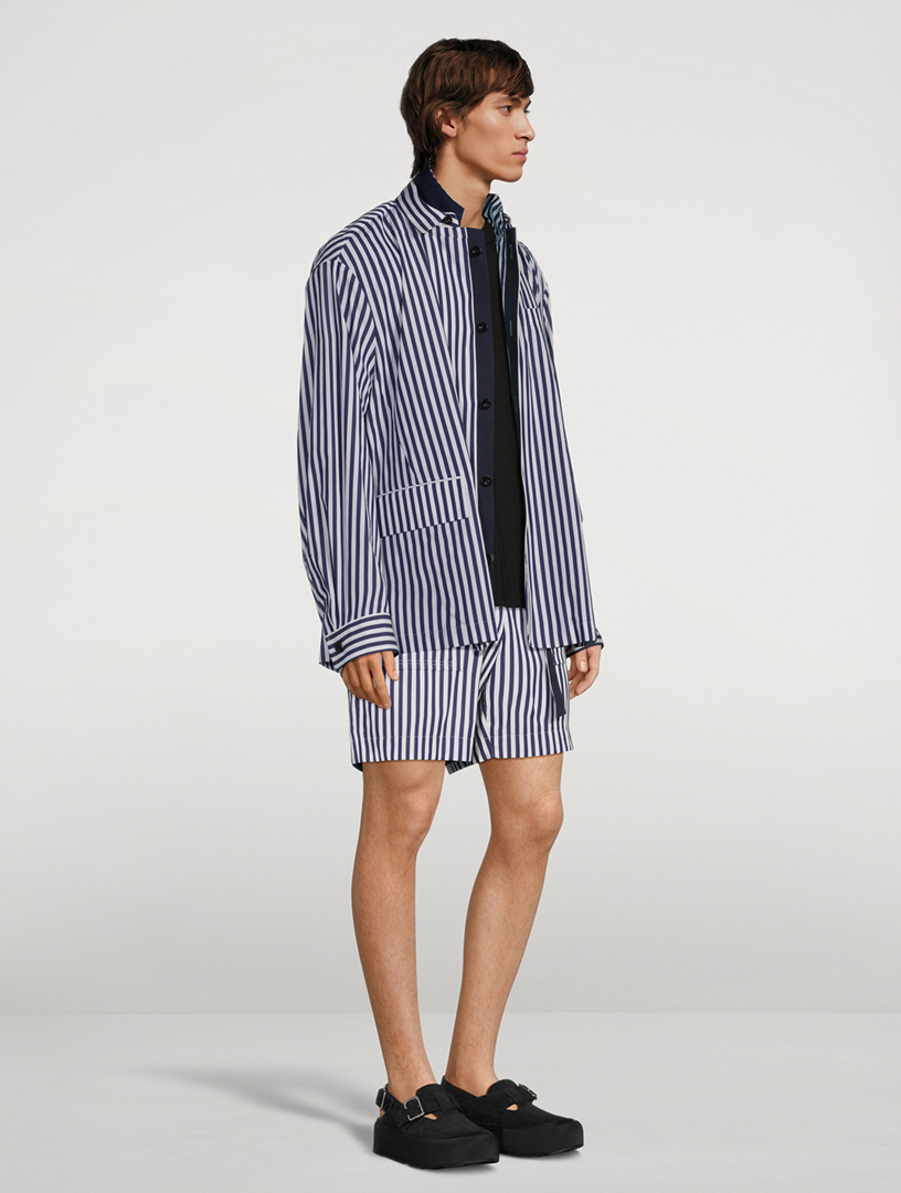 Sacai Thomas Mason Cotton Poplin Jacket-