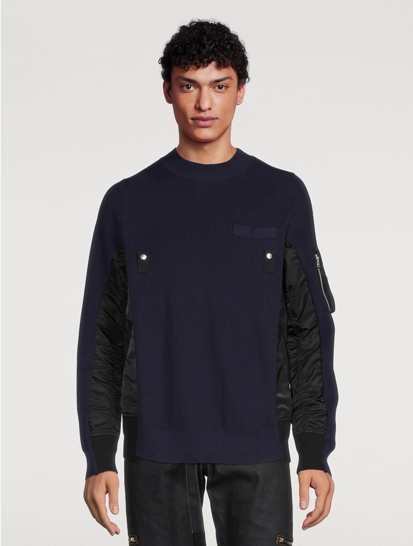 Cotton And Nylon Sweater