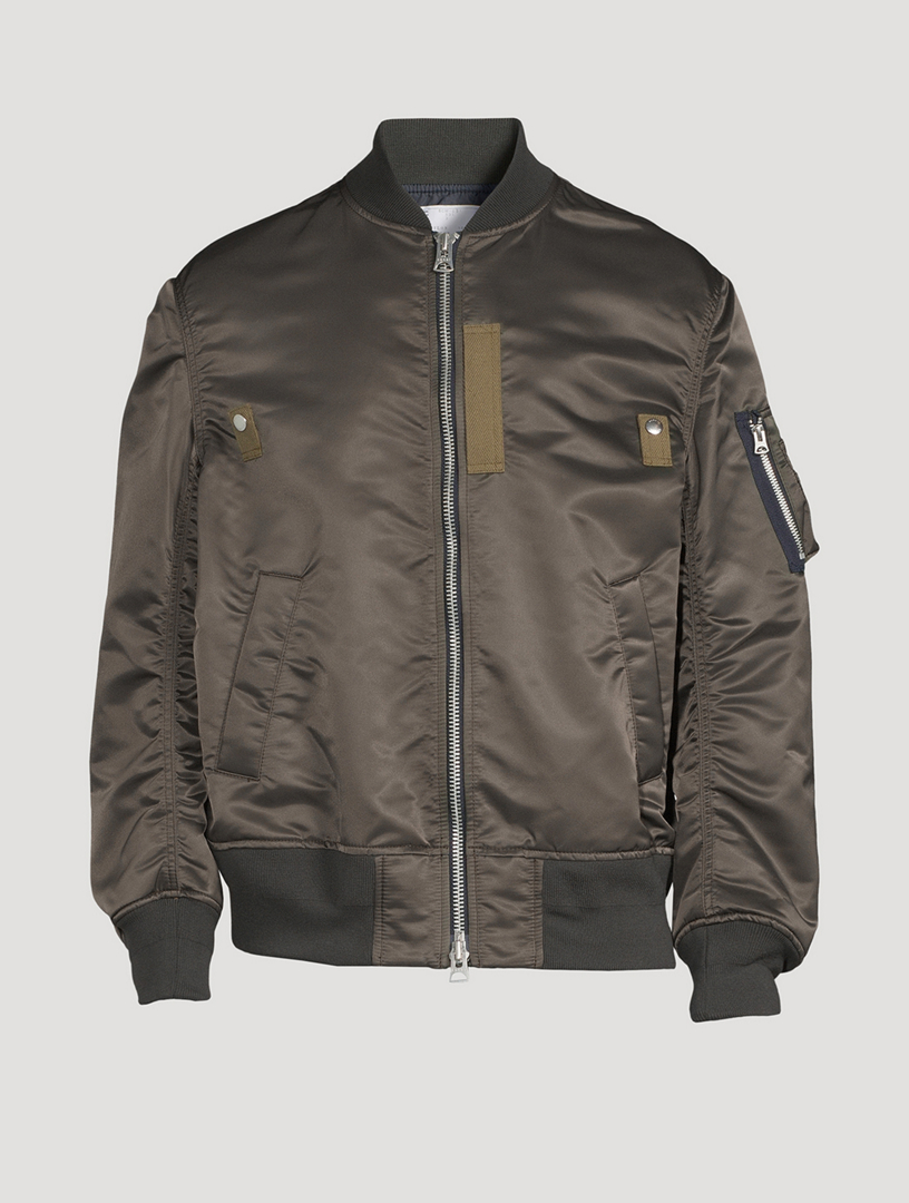 Nylon Twill Blouson Jacket