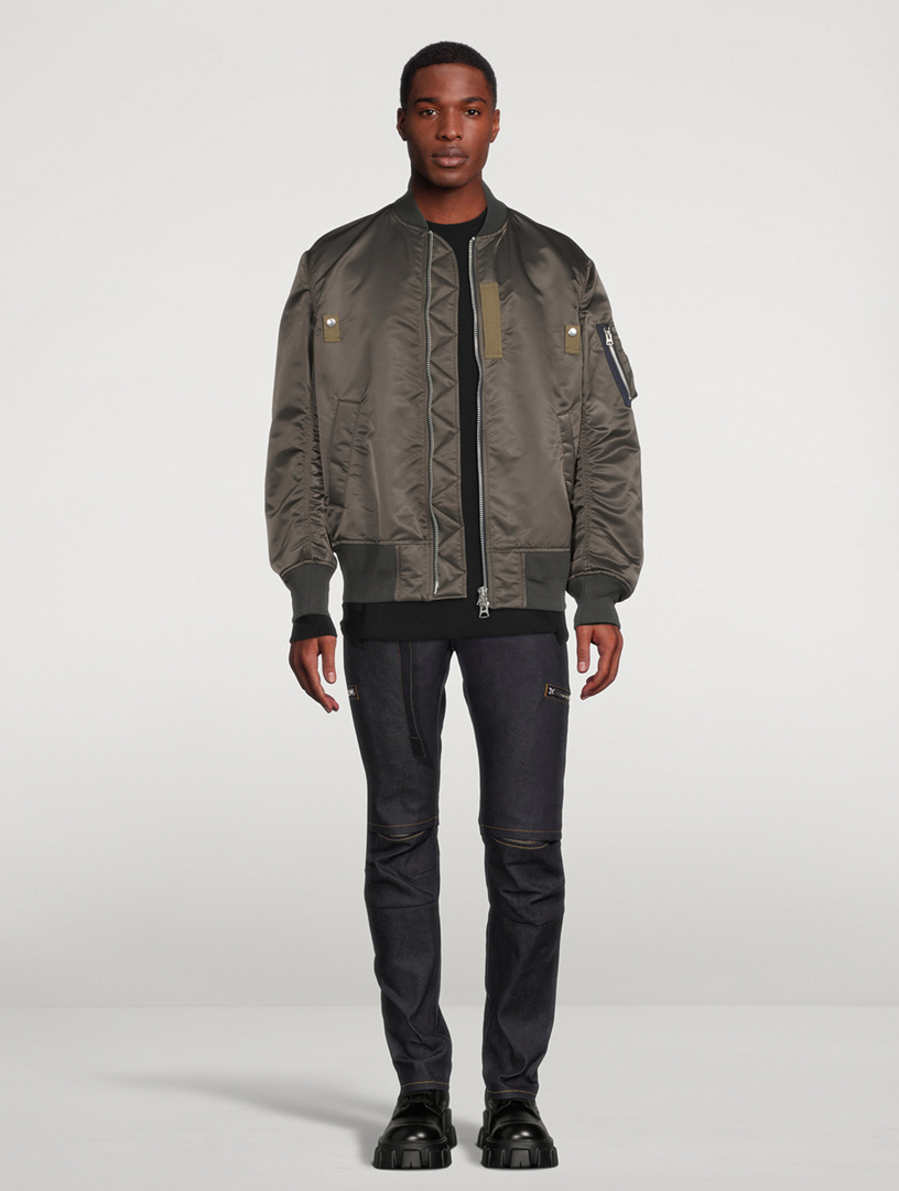 Nylon Twill Blouson Jacket