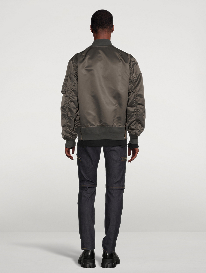 SACAI Nylon Twill Blouson Jacket | Holt Renfrew