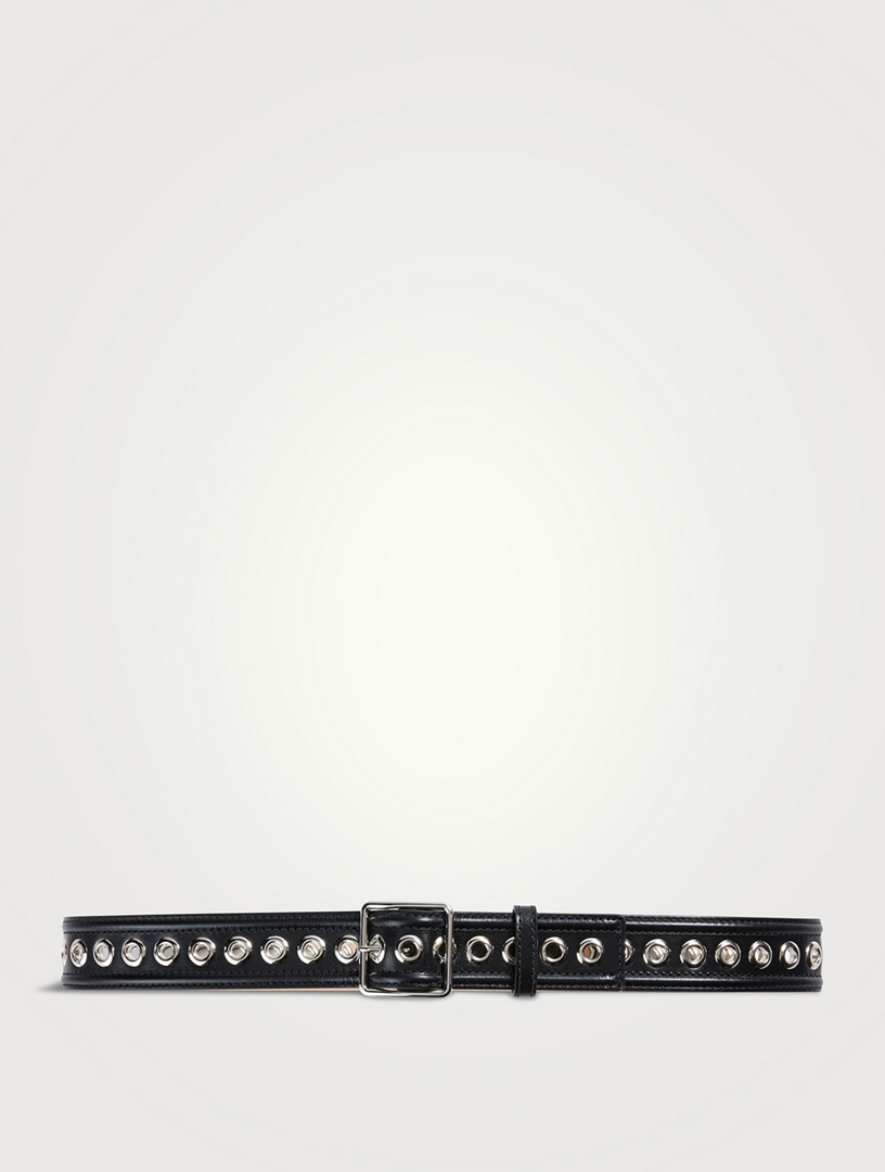 VALENTINO GARAVANI: VLogo Signature leather belt - Black  Valentino  Garavani belt 2Y2T0Q87SNP online at