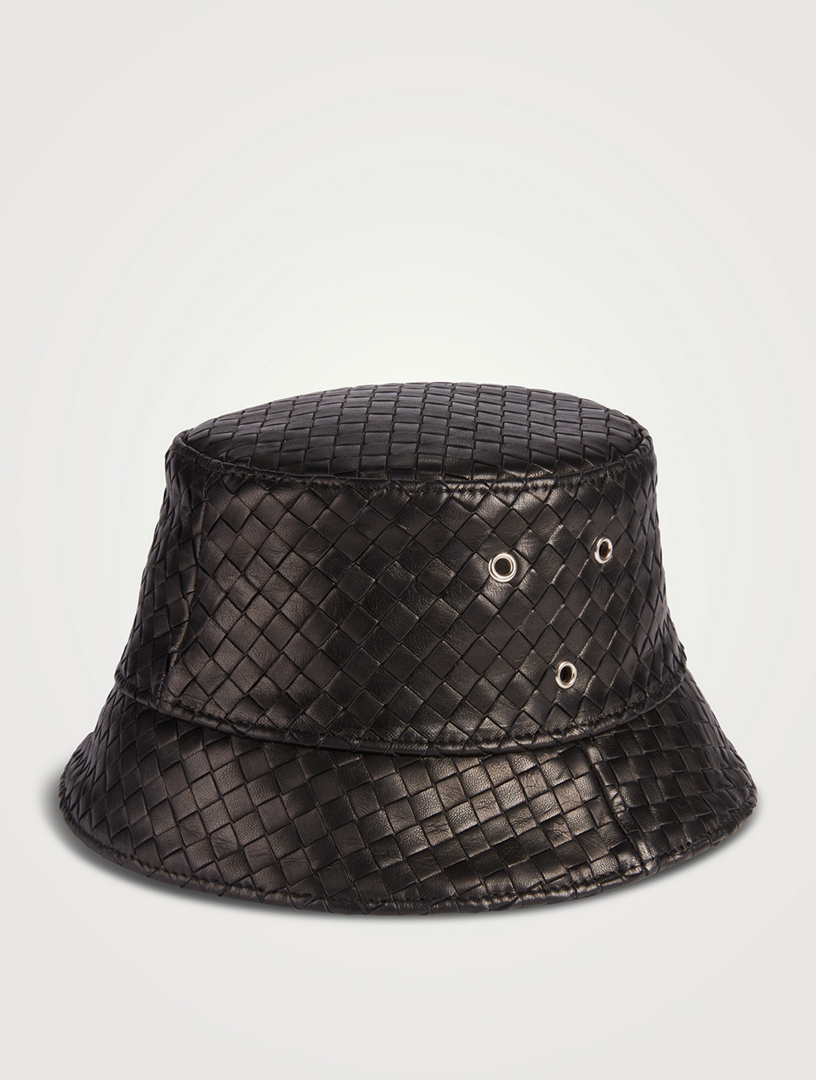 帽子BOTTEGA　VENETA BOTTEGA VENETA Intrecciato Leather Bucket Hat | Holt Renfrew