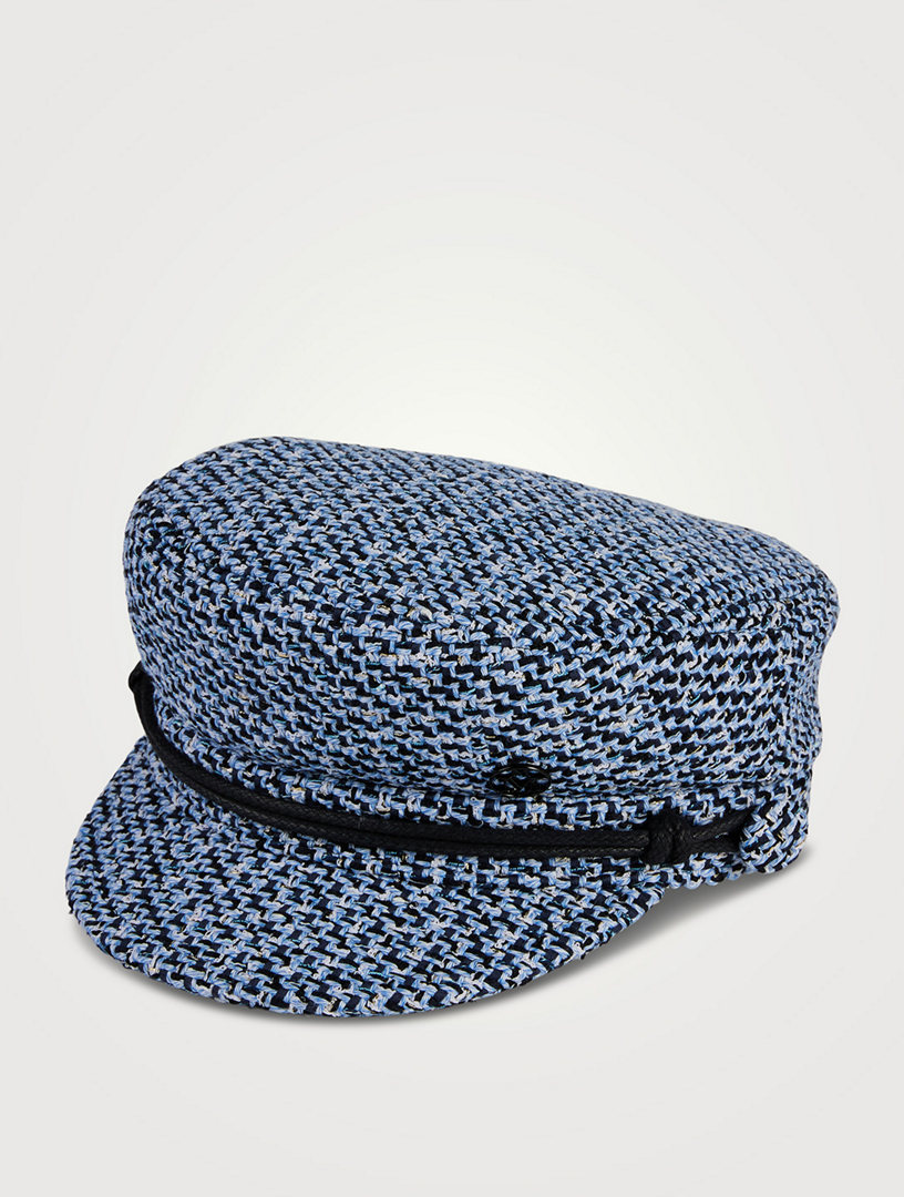 Tweed Ribbon Cap-