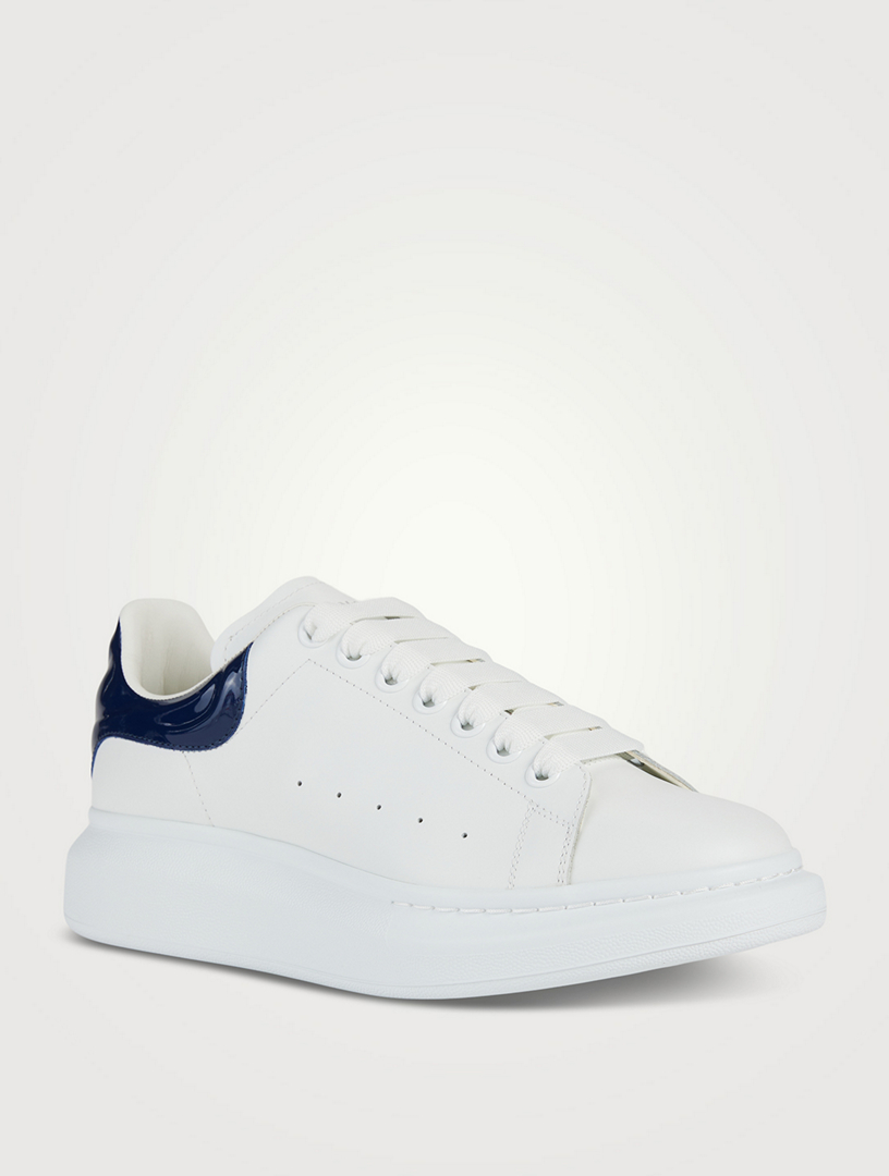 ALEXANDER MCQUEEN Oversized Leather Sneakers | Holt Renfrew