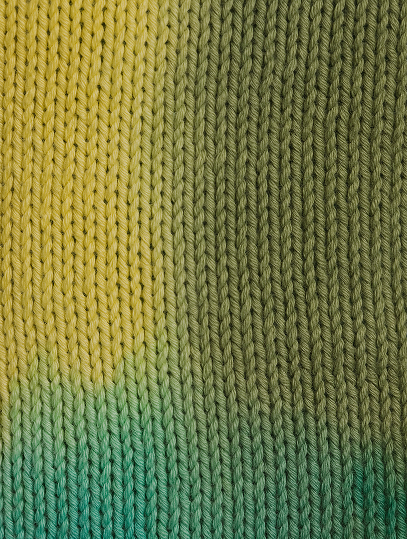 Cotton Sweater Tie-Dyed Print