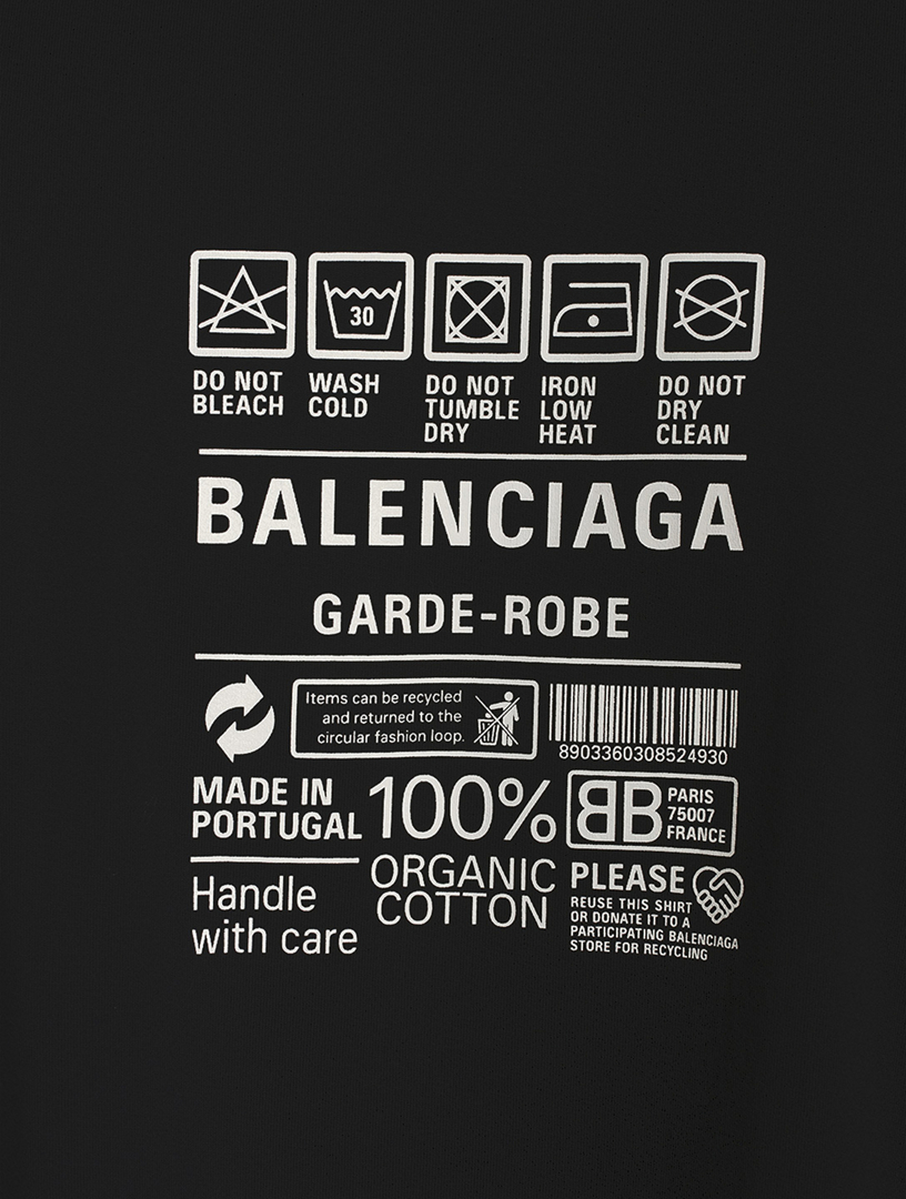 BALENCIAGA Care Label T-Shirt | Holt Renfrew