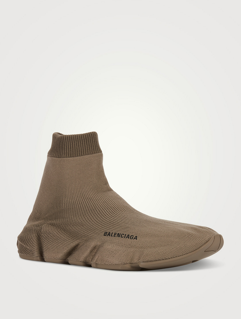 BALENCIAGA Speed 2.0 sneakers in recycled beige mesh