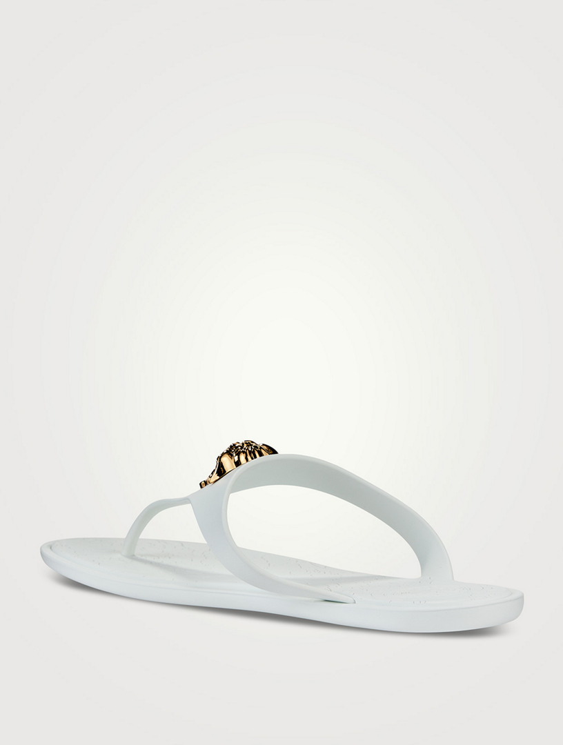 VERSACE Medusa Thong Sandals | Holt Renfrew