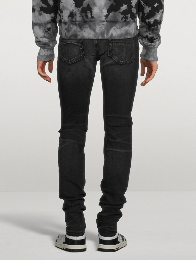 【HI FI FNK】Ruin Washed Black Jeans HI FI FNK】Sand Dark Wide Jeans (HI FI FNK/デニム・ジーパン