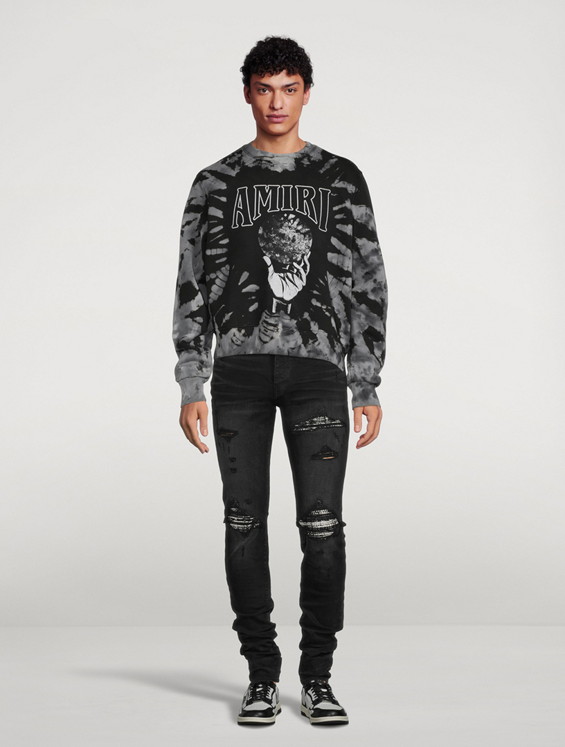 AMIRI Boucle Mx1 Destroyed Skinny Jeans | Holt Renfrew