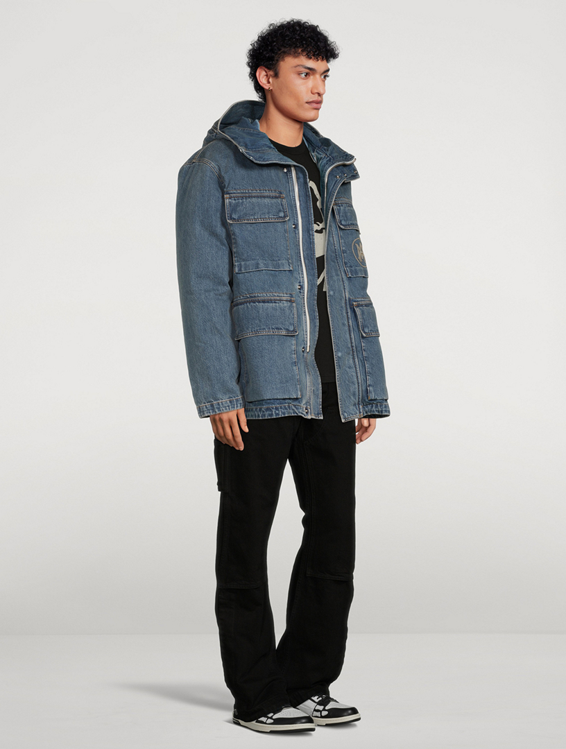 AMIRI Denim Logo Parka | Holt Renfrew