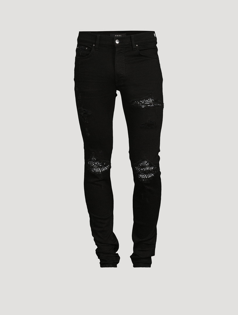 AMIRI MX1 Bandana Skinny Jeans