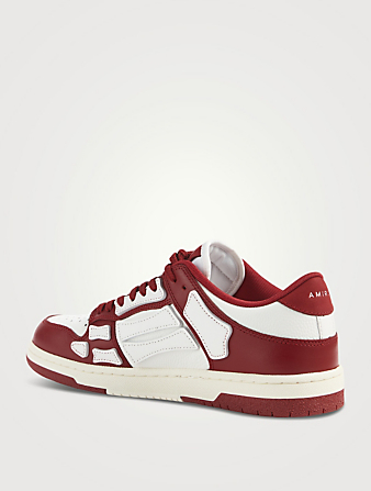 AMIRI Skel Top Leather Sneakers  Red