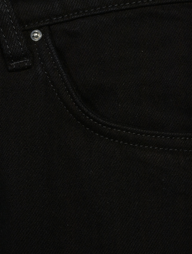 Cotton Straight-Leg Carpenter Jeans