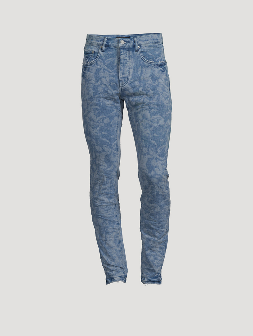 PURPLE BRAND Light Indigo Wash Skinny Jeans | Holt Renfrew