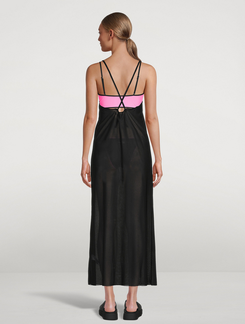 Ganni cotton cover up dress sale