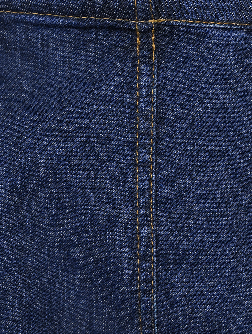 Cotton And Linen Denim Cargo Pants