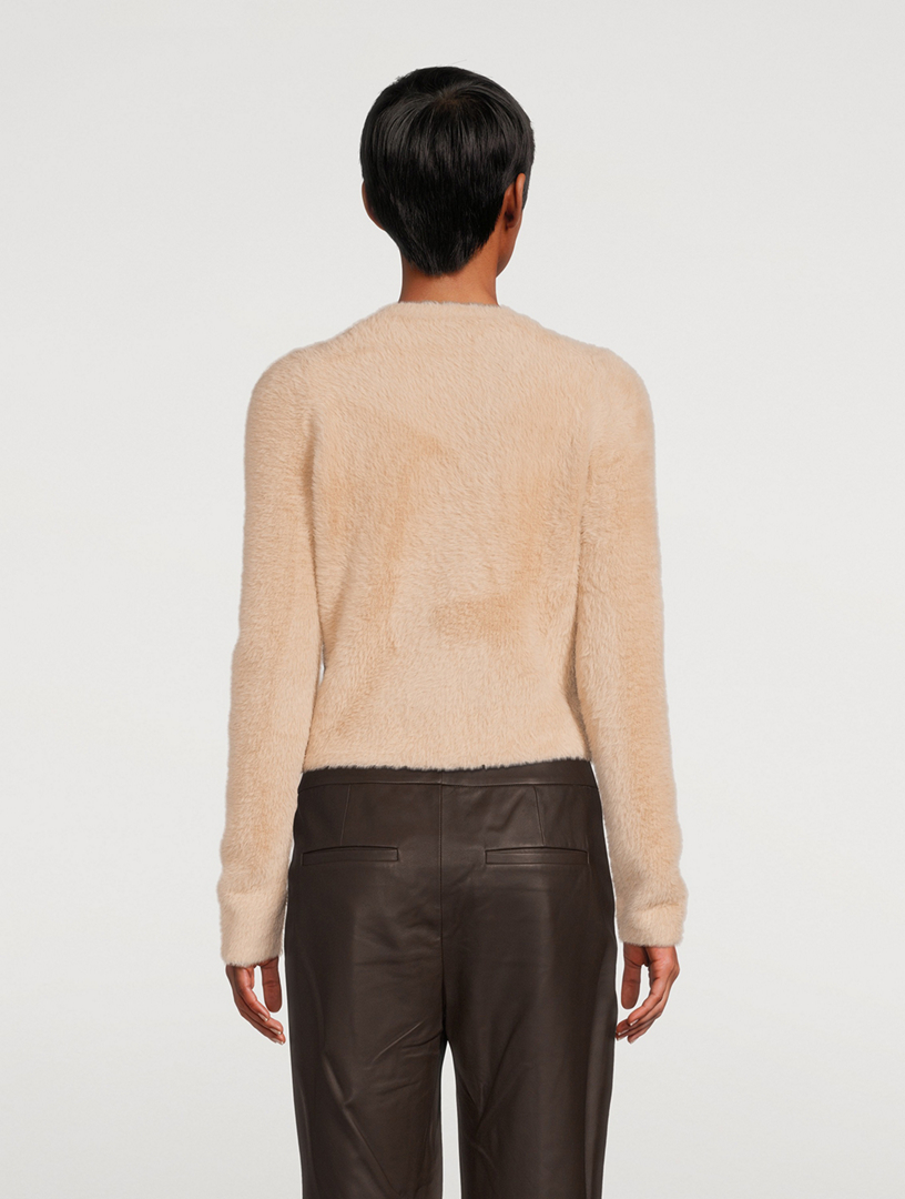 Vince contrast tip wool blend pullover hot sale