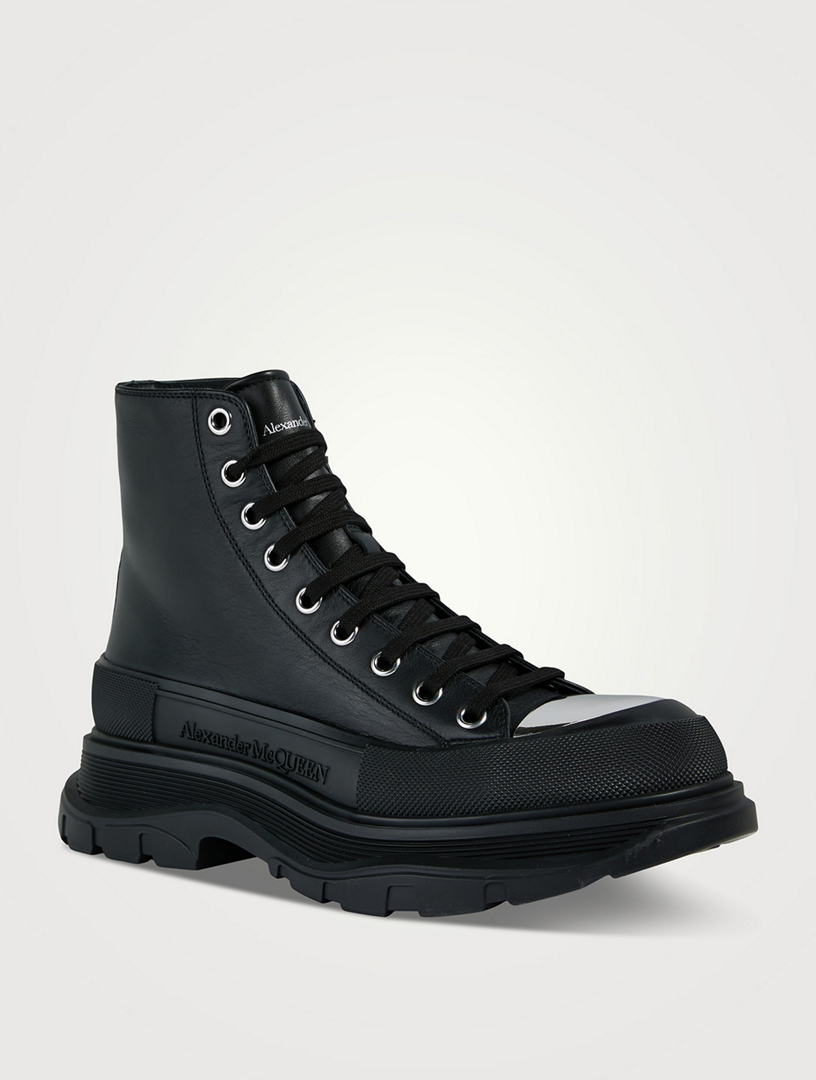 Leather Tread Slick Boots