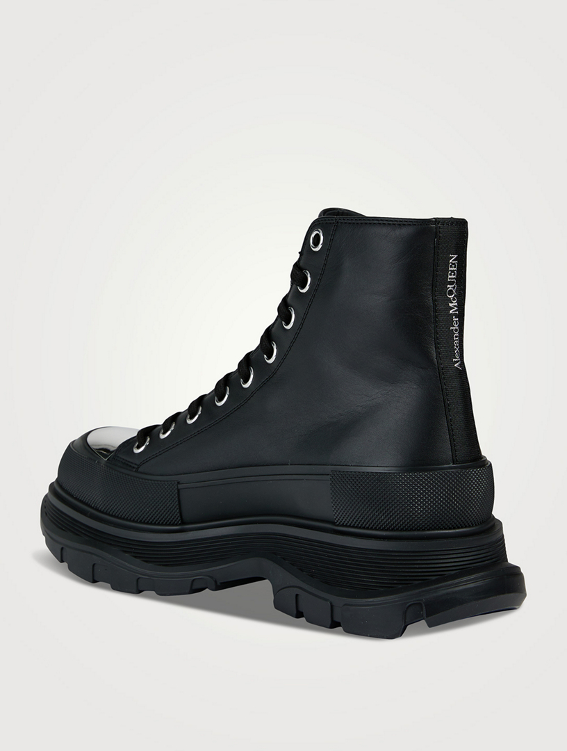 Leather Tread Slick Boots