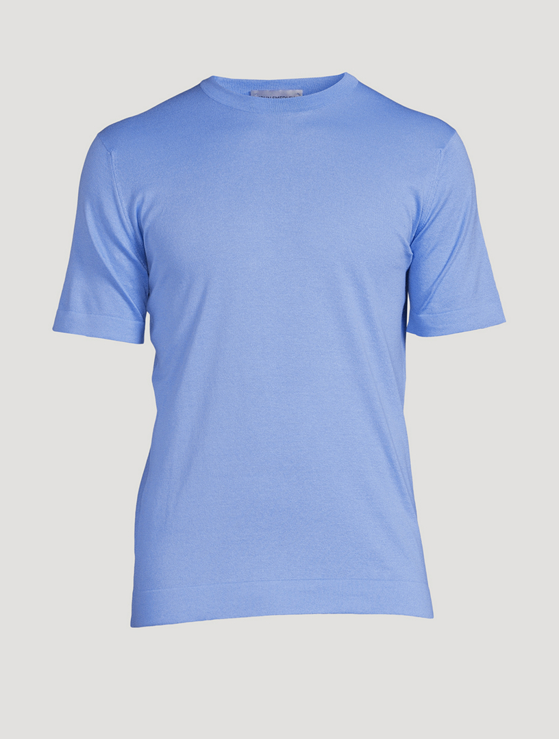 JOHN SMEDLEY Lorca Sea Island Cotton T-Shirt | Holt Renfrew